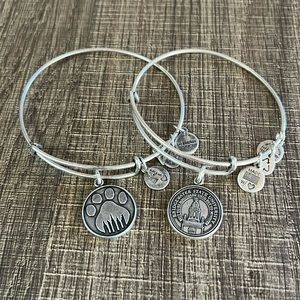 Set of 2 Bridgewater State University Alex and Ani Bracelets